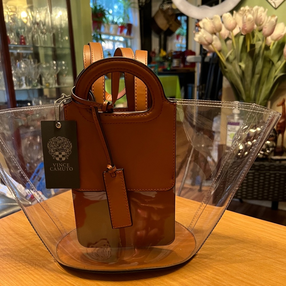 SOLD Spring Sale!!!Brand new Vince Camuto clear handbag